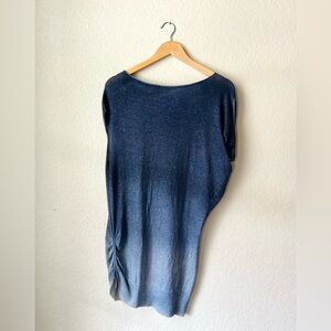 Avant Toi Women’s Asymmetrical Cashmere Silk Blend Short Sleeve Tunic Size Small